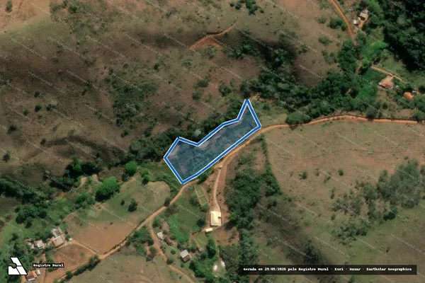 Imagem de satélite de SITIO ANTA - GLEBA "B" em Acaiaca - MG