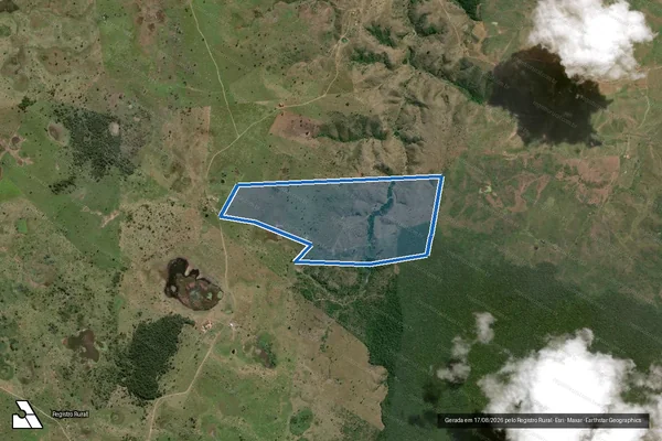 Imagem de satélite de FAZENDA CORGÃO - Parte 2 em Potiraguá - BA