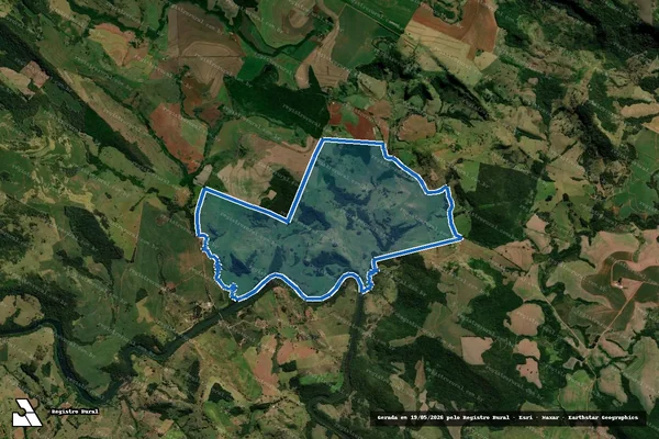 Imagem de satélite de FAZENDA LAPEANA - Fazenda Lapeana 1 em Cruzmaltina - PR