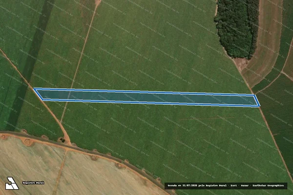 Imagem de satélite de FAZENDA SANTA TEREZA - Parte 1 em Ituverava - SP