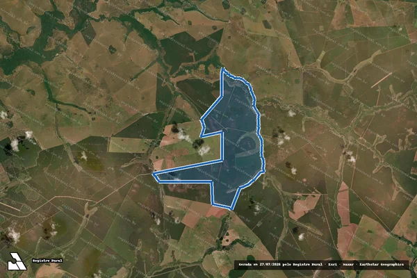 Imagem de satélite de Fazenda Queixada - Parte 1 em Inocência - MS