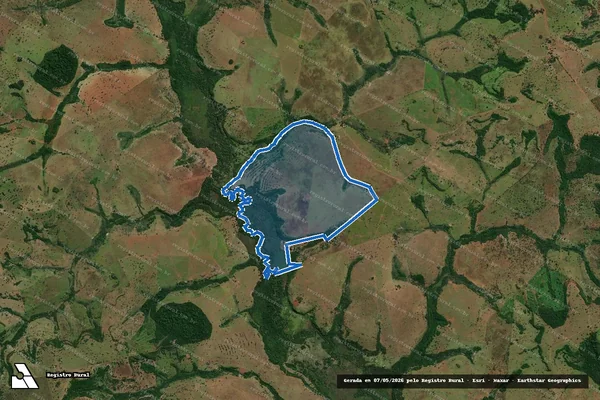 Imagem de satélite de FAZENDA BANDEIRA - 001 em Paranaíba - MS