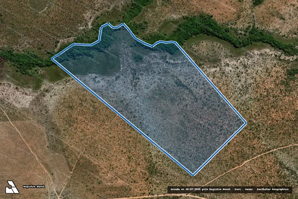 Imagem de satélite de LOTE 10/1, PARTE DO LOTE 10 DO LOTEAMENTO JALAPÃO, GLEBA 5, 2ª ETAPA - Parte 1 em São Félix do Tocantins - TO