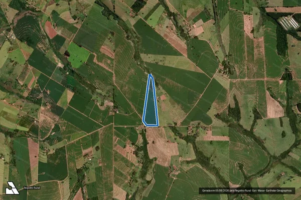 Imagem de satélite de LOTE 24 - 001 em Moreira Sales - PR