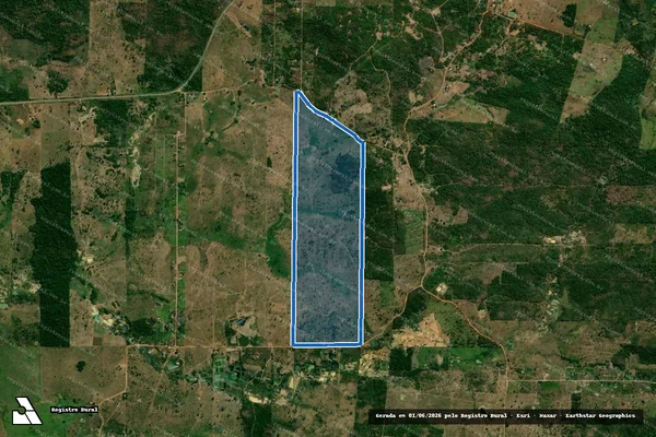 Imagem de satélite de Sítio Bom Jesus II - Parte 1 em Canaã dos Carajás - PA