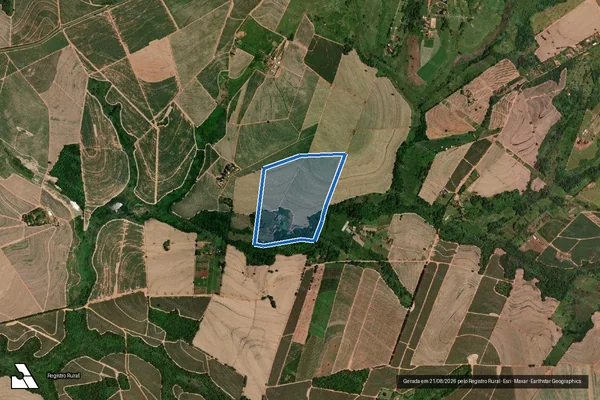Imagem de satélite de SÍTIO SÃO LUIZ - SÍTIO SÃO LUIZ em Elisiário - SP