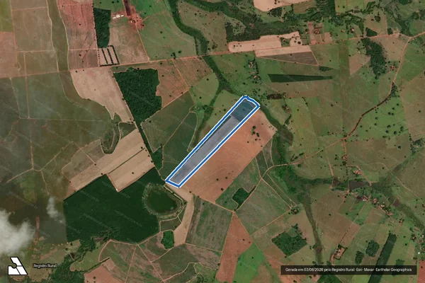 Imagem de satélite de FAZENDA MARINHEIRO - FAZENDA MARINHEIRO GLEBA C em Cardoso - SP