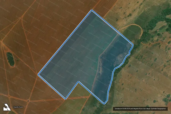 Imagem de satélite de Fazenda Paiol - Parcela 1 em Comendador Gomes - MG