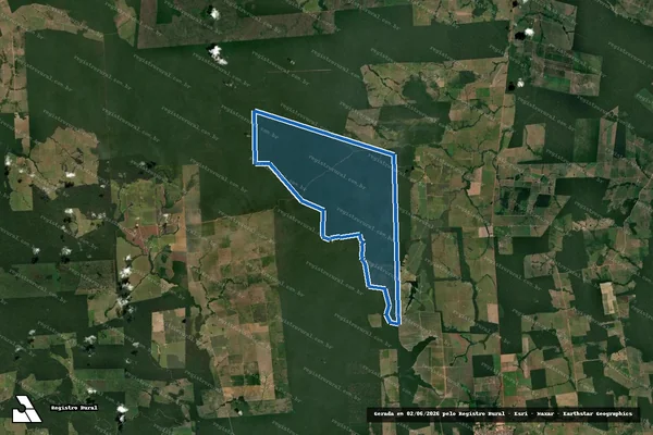Imagem de satélite de Fazenda Catalão - Parte 1 em Lábrea - AM