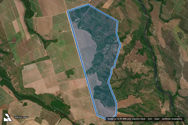 Imagem de satélite de FAZENDA BREJINHO, PARTE DO LOTE INDIVIDUAL DO LOTEAMENTO LAJEADO - Gleba 01 em Pedro Afonso - TO