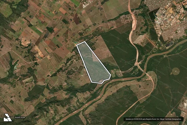 Imagem de satélite de Fazenda Pedregal do Paraná - Parte 3 em Rondonópolis - MT