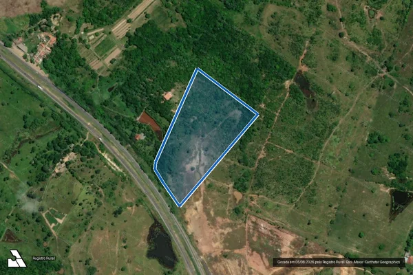 Imagem de satélite de FAZENDA SÃO FRANCISCO- GLEBA 02 - GLEBA 2A em Candeias - BA