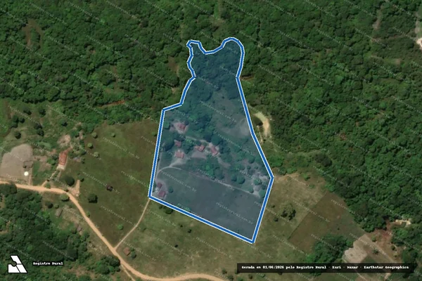Imagem de satélite de FAZENDA TRES IRMAOS - Parte 1 em Catuji - MG