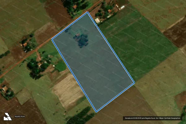 Imagem de satélite de Projeto de Assentamento Itamarati II em Ponta Porã - MS