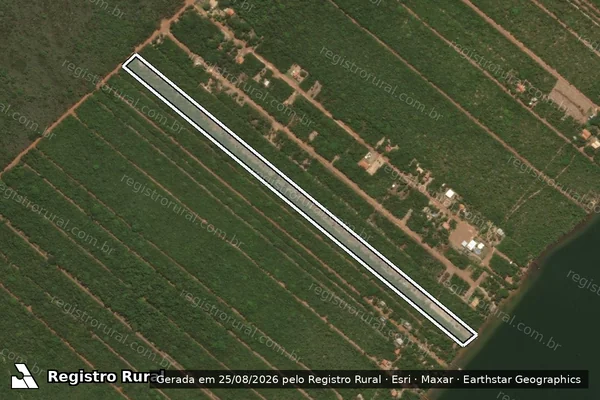 Imagem de satélite de Faz. Dois Irmãos Lote 06, Parte do Lote 07 do Lot. Porteira 1ª EtAPA - GLEBA 02 em Porto Nacional - TO