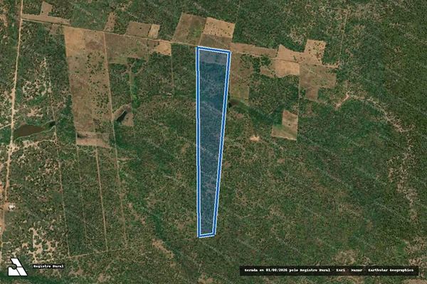 Imagem de satélite de PROJETO DE ASSENTAMENTO SANTA AGOSTINHA ? LOTE 24 - Parte 1 em Caraúbas - RN