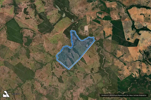 Imagem de satélite de FAZENDA 3A - PARTE 1 em Mozarlândia - GO