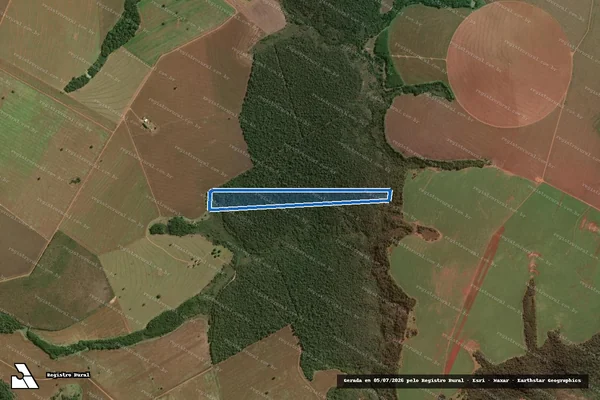 Imagem de satélite de F.F-N.S.A- / Fazenda Fortaleza - Nossa Senhora Aparecida / Parte 27 em Quirinópolis - GO