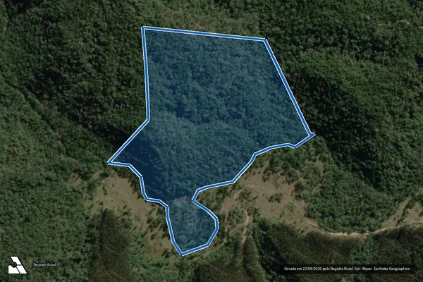 Imagem de satélite de FAZENDA RIO DA SERRA II - Matrícula 4.949-MAJOR VIEIRA 1 em Major Vieira - SC