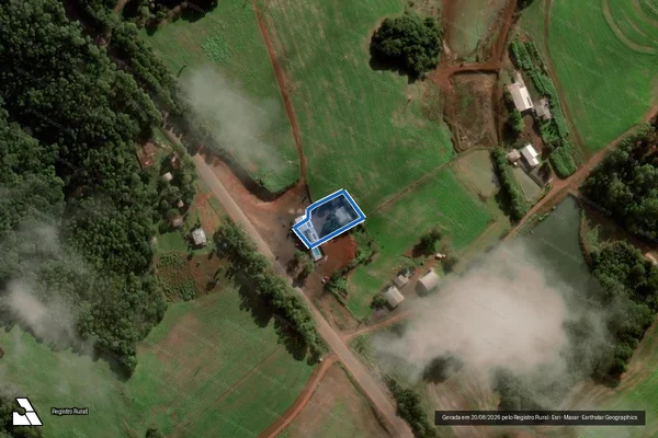 Imagem de satélite de INACIO - Parcela 1 em Novo Barreiro - RS