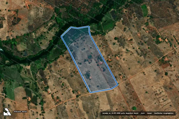 Imagem de satélite de FAZENDA ILHA - Parte 1 em Coribe - BA