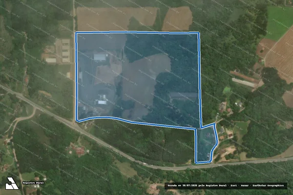 Imagem de satélite de SITIO DA FAMILIA PSCHEIDT - SITIO DA FAMILIA PSCHEIDT - GLEBA A em Rio Negrinho - SC