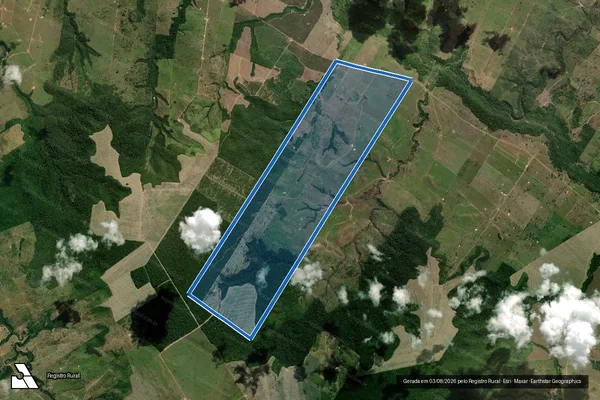 Imagem de satélite de FAZENDA MARINGÁ em Cidelândia - MA