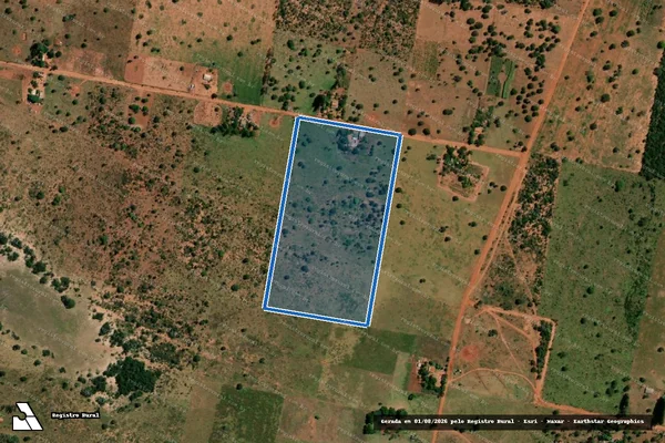 Imagem de satélite de Projeto de Assentamento São João - Lote 114 em Nova Andradina - MS