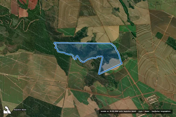 Imagem de satélite de Fazenda Seringal Paulista - Gleba A em Boa Esperança do Sul - SP