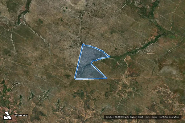 Imagem de satélite de FAZENDA ALEGRE - 001 em Januária - MG