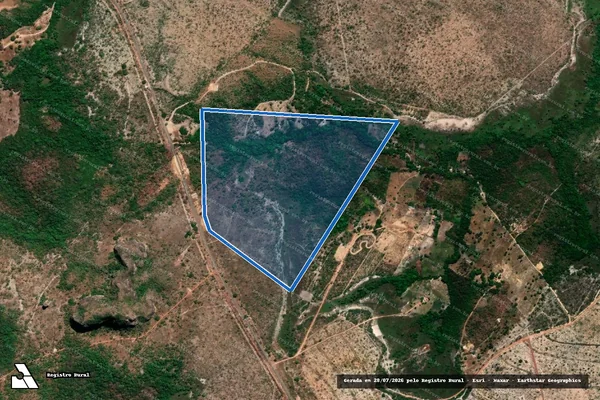 Imagem de satélite de Lote 22-A, Parte do Lote 22, do Loteamento Pontal 3ª Etapa - Parte 1 em Novo Acordo - TO