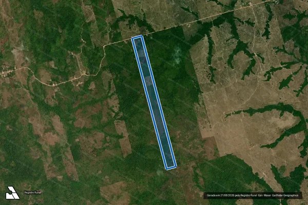 Imagem de satélite de SITIO SÃOFRANCISCO - P.A. ALTO TURI II / Parte 1