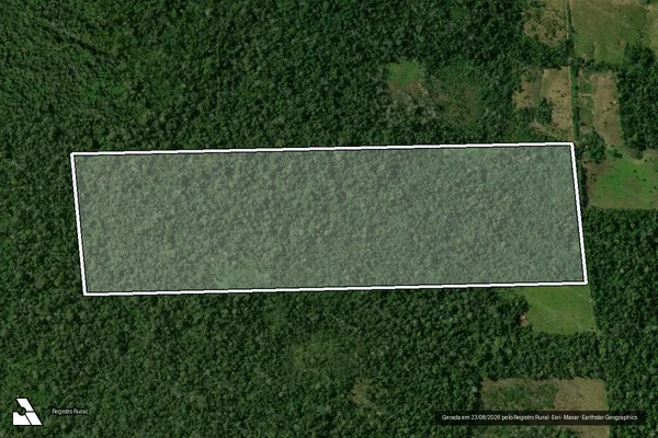 Imagem de satélite de B-3/8 - COLÔNIA FÉ EM DEUS - Parte 1 em Boca do Acre - AM