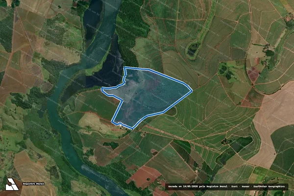 Imagem de satélite de Fazenda Pedra Branca / Parcela 1 em Ourinhos - SP