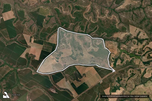 Imagem de satélite de Fazenda Boa Esperança - Parte 1 em João Pinheiro - MG