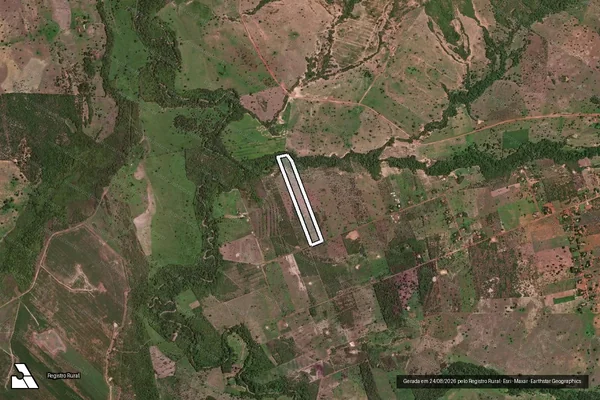 Imagem de satélite de FAZENDA TAMBORIL e CAPÃO - Gleba 38 em Vila Boa - GO