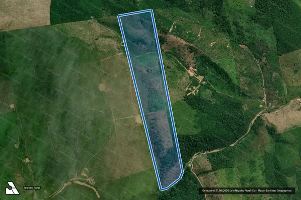 Imagem de satélite de FAZENDA MARIA ALICE II - Parte 1 em Santa Luzia - MA