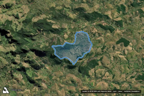 Imagem de satélite de Santa Helena - Santa Helena em Mimoso do Sul - ES
