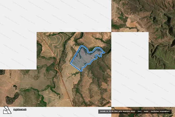 Imagem de satélite de Fazenda Ponte Nova  - Fazenda Ponte Nova em Sítio d'Abadia - GO