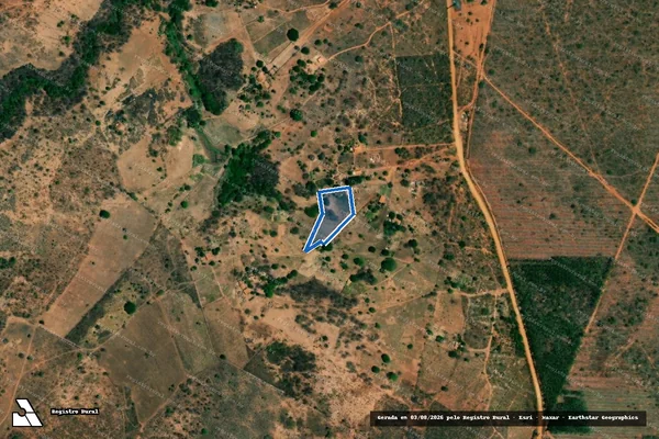 Imagem de satélite de FAZENDA PASSAGEM DE CIMA - Parte 1 em Mirabela - MG