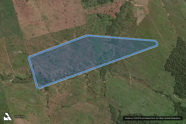 Imagem de satélite de FAZENDA  VALE VERDE VIII - Parte 1 em Goianésia do Pará - PA