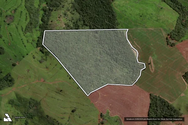 Imagem de satélite de FAZENDA CRISTO REI - Luiz Alberto Ianusz - PARCELA 01 em Laranjal - PR