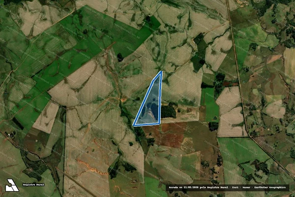 Imagem de satélite de FAZENDA KO - Única em São Francisco de Assis - RS