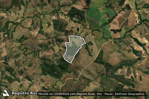 Imagem de satélite de Fazenda Bugio - Fazenda Bugio em Camacho - MG