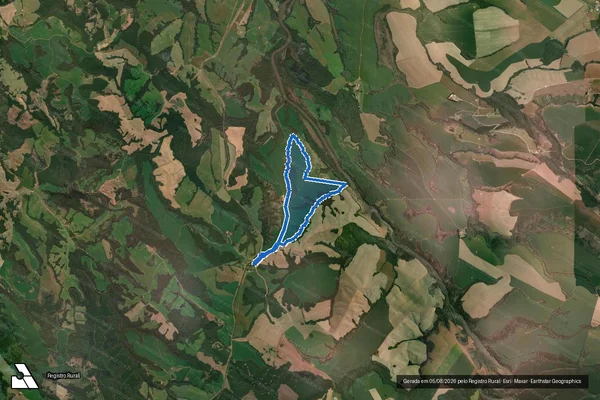Imagem de satélite de Fazenda São José / Quinhão-B em Tibagi - PR