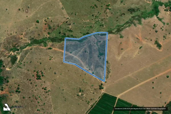 Imagem de satélite de FAZENDA BOA FONTE - Gleba 06 em Medeiros Neto - BA