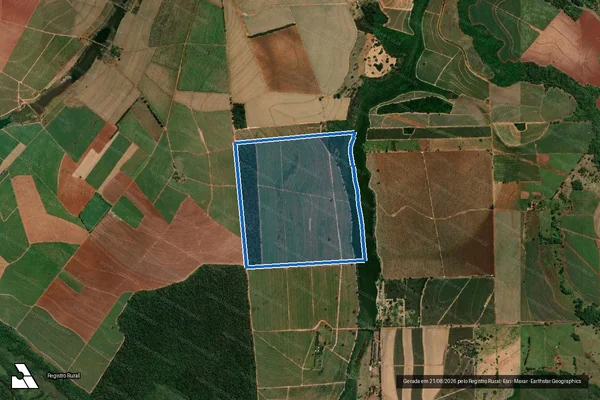 Imagem de satélite de Fazenda Remanso - Parte 1 em Gavião Peixoto - SP