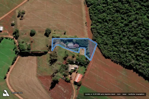 Imagem de satélite de PA CERES Lote 133-Área Comunitária 1 - Lote 133-Área Comunitária 1A em Jóia - RS