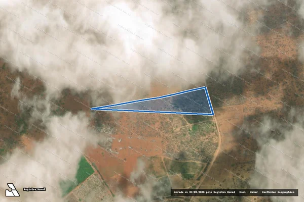 Imagem de satélite de Fazenda Mulungu - Parte 1 em Mirangaba - BA