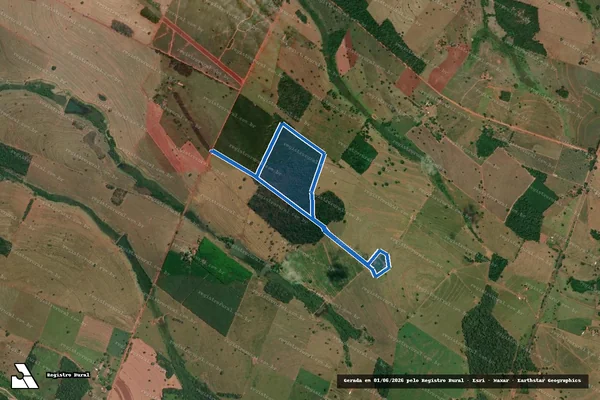 Imagem de satélite de FAZENDA N. S. APARECIDA - Gleba 1-B-1-A-2-A em Macedônia - SP